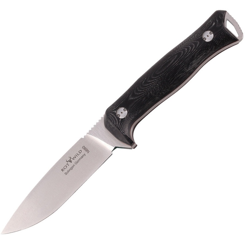 OTTER-Messer Rotwild Sperber Black Micarta RWF 03 B MI