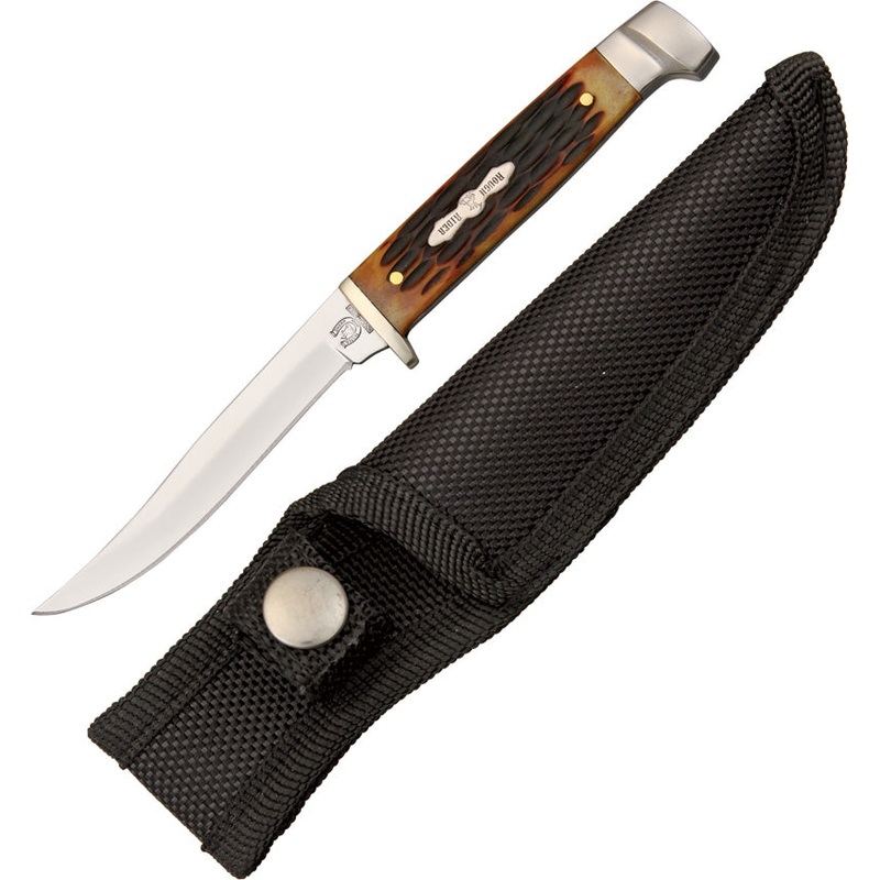 Rough Ryder Small Hunter Amber Bone RR1033