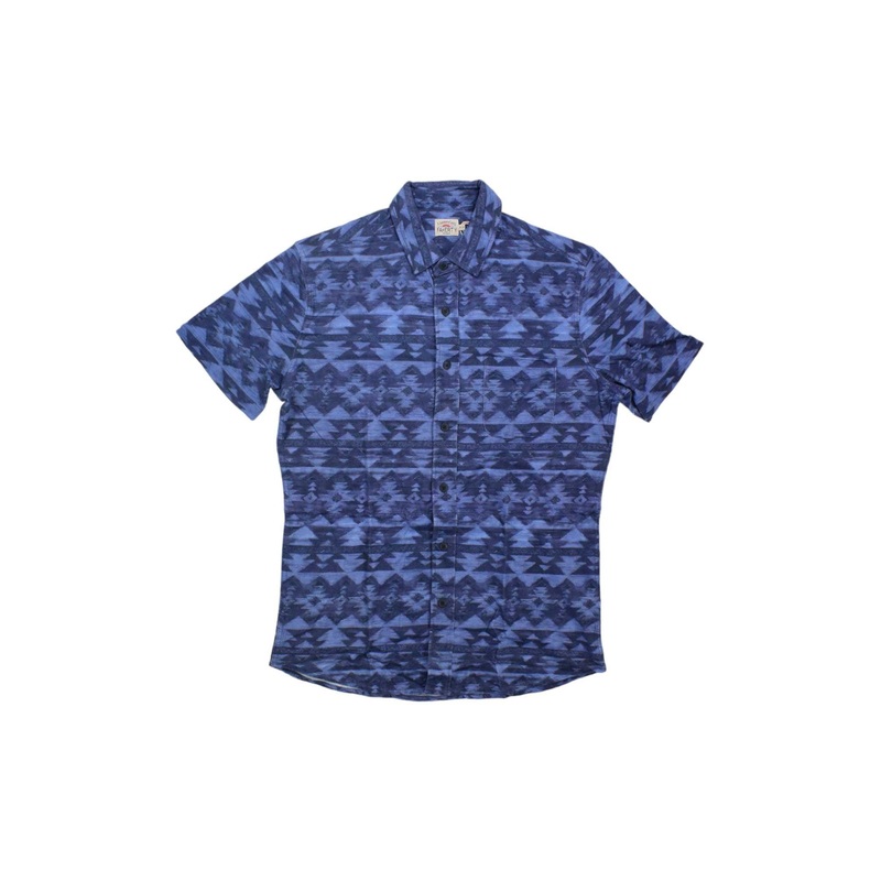 Faherty Men's DGF Knit Seasons SS Shirt (Single Pocket)