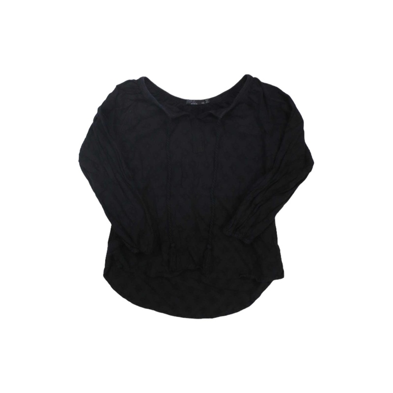 Prana Womens Keyhole Tassel Top