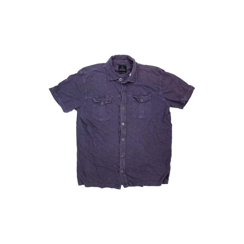 Prana Womens Short Sleeve Button Up Top