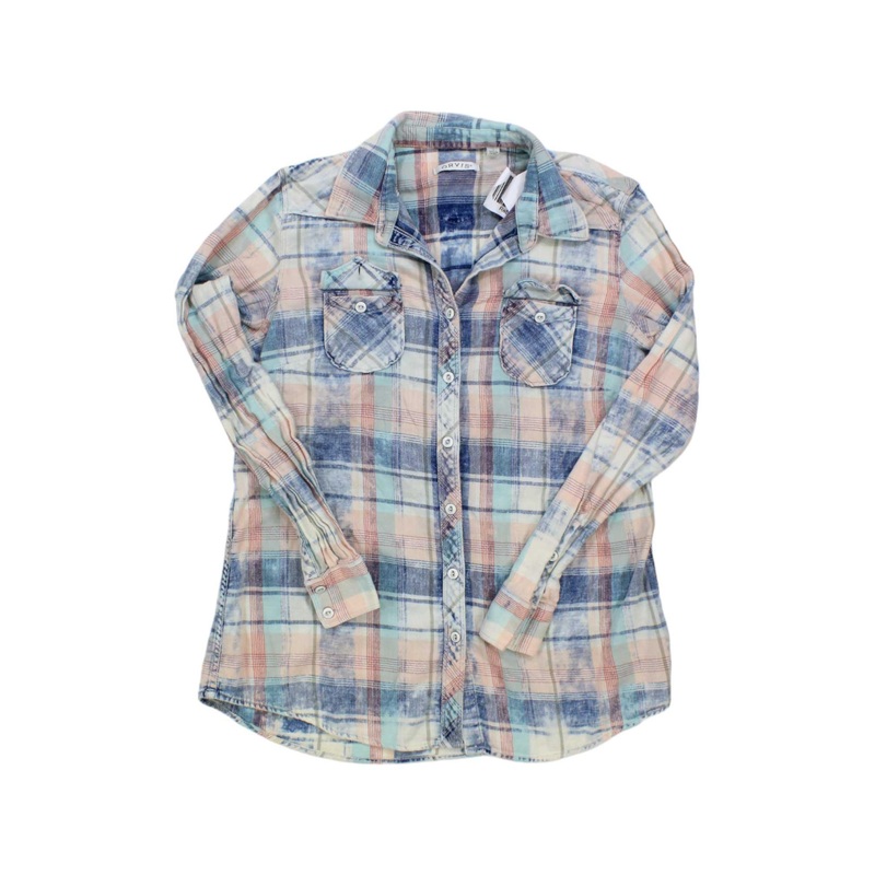 Orvis Womens Button Up Plaid Shirt