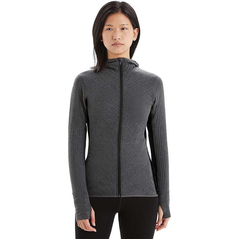 Icebreaker Women's Descender LS Zip Hoody