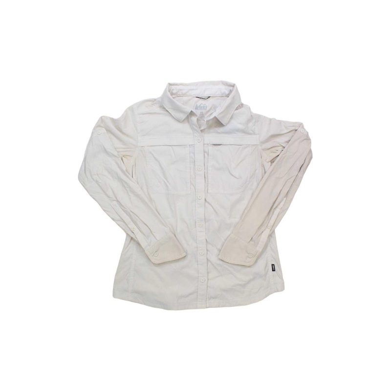 REI Womens Sahara Button-Up Long-Sleeve Shirt