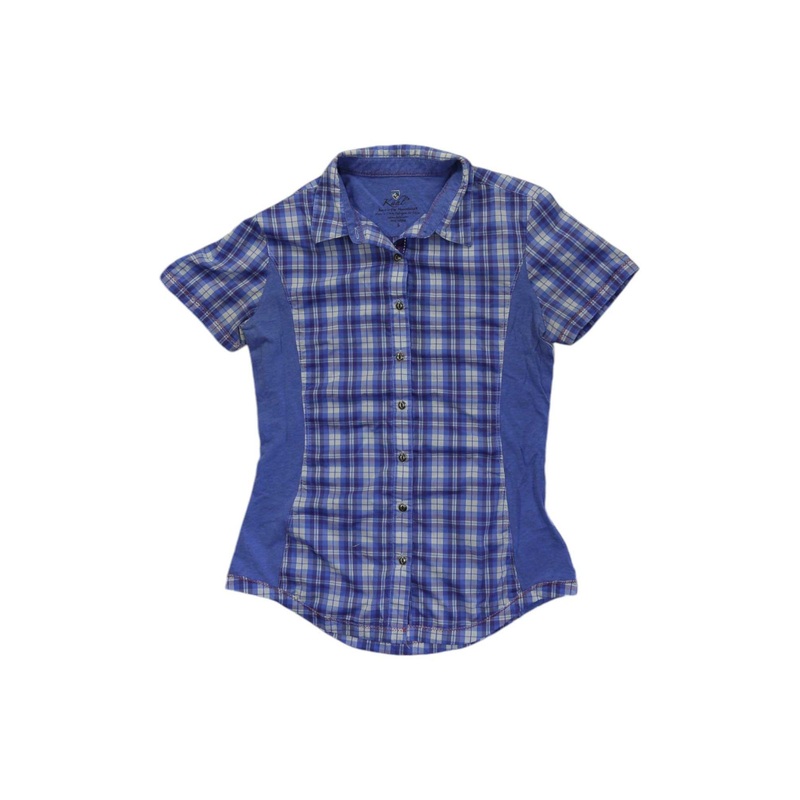 Plaid Button Up Short Sleeve Shirt