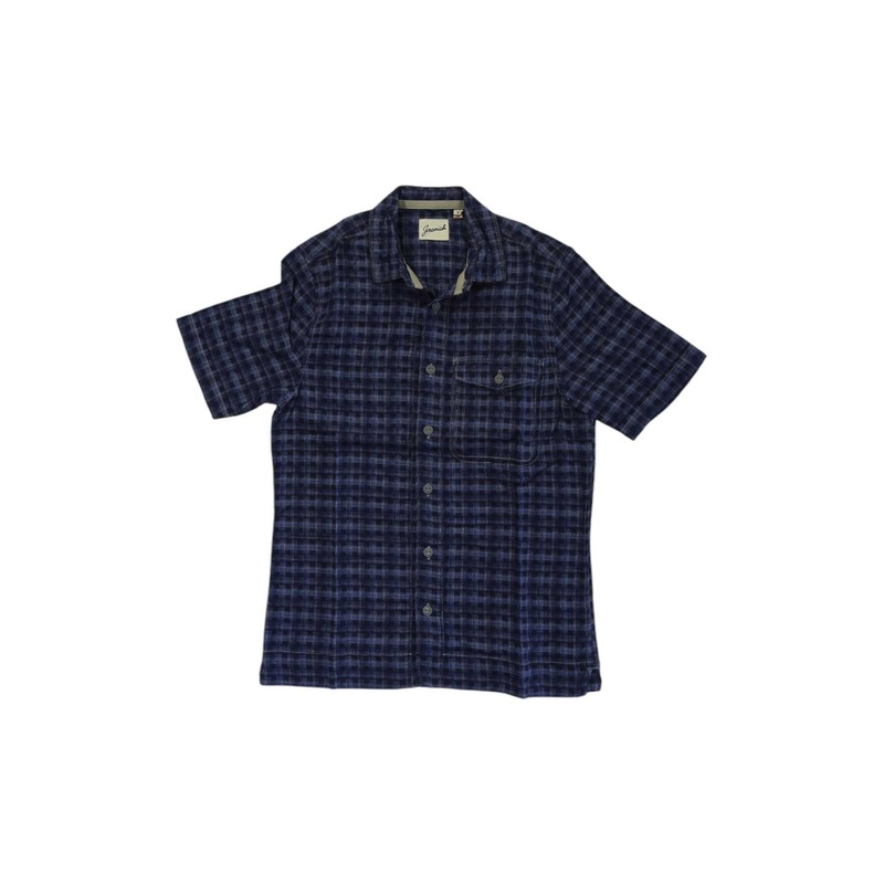 Jeremiah Mens Barlow SS Dobby Plaid Shirt