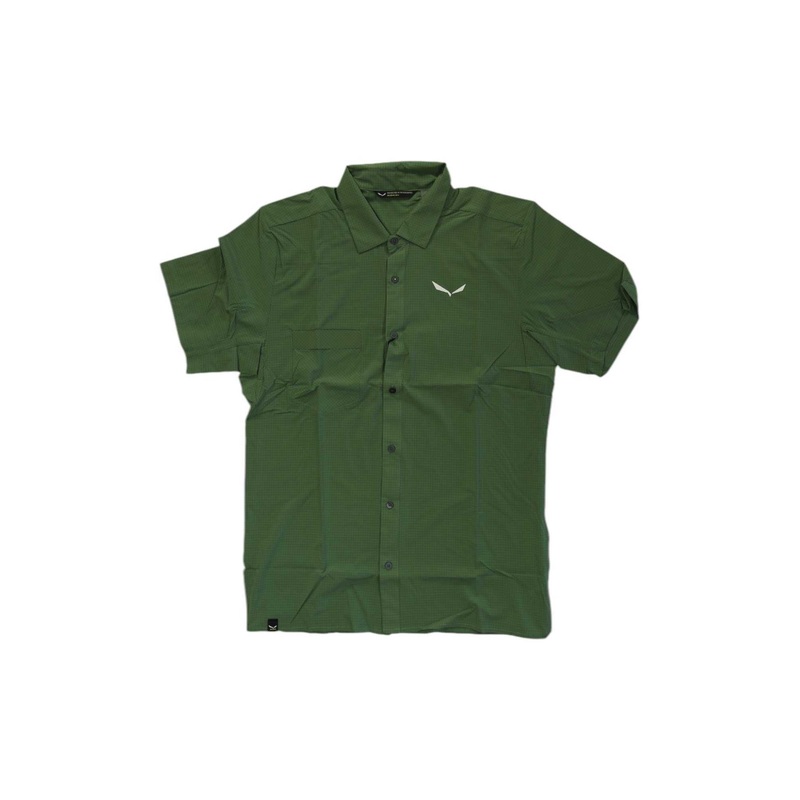 Salewa Mens Puez Minicheck 2 Dry SS Shirt