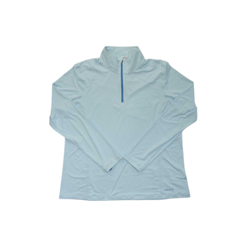 Orvis Womens Sun Defense 1/4 Zip Solid Top