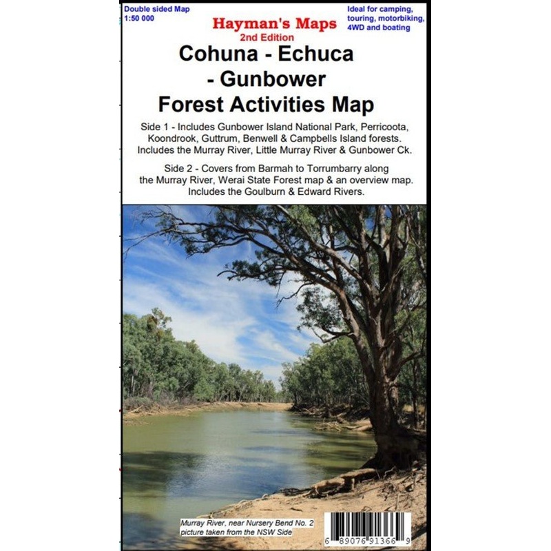 Cohuna  Echuca  Gunbower Forest Activities Map