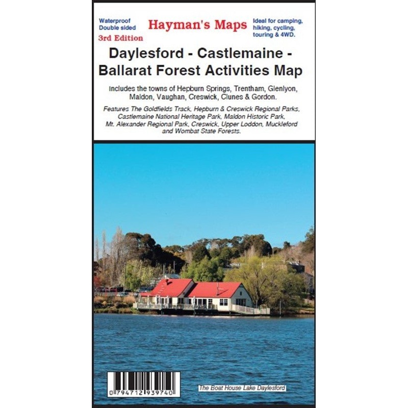 Daylesford  Castlemaine  Ballarat Forest Activities Map