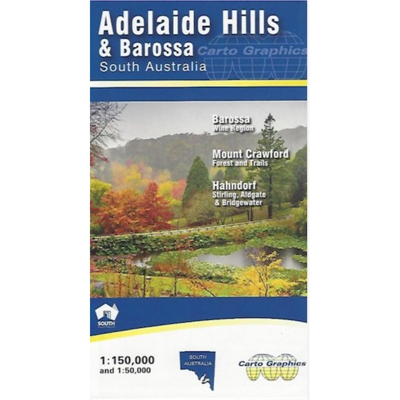 Adelaide Hills & Barossa Map
