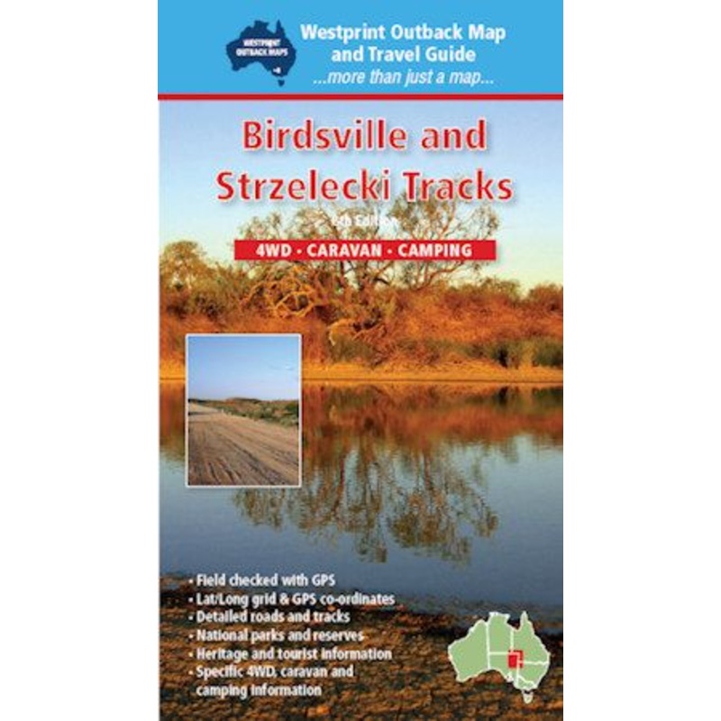 Birdsville & Strzelecki Tracks Map