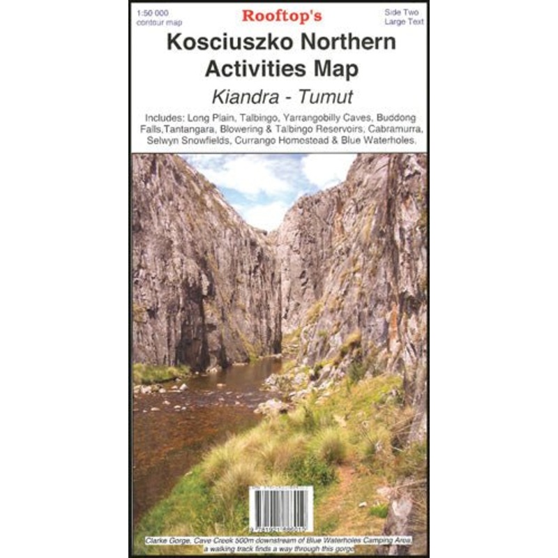Kosciuszko Northern, Kiandra, Tumut Map - OE