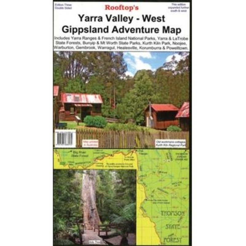 Yarra Valley - West Gippsland Adventure Map